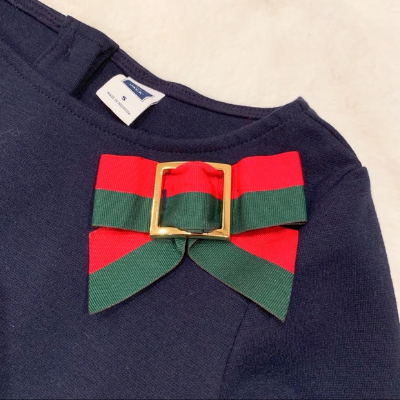 Janie and Jack navy faux fur 3/4 sleeve Size 5 - Picture 4 of 8